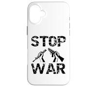 Custodia per iPhone 16 Plus Stop War Broken Gun - Peace Advocacy Design