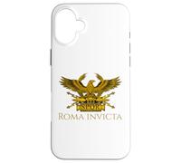 Custodia per iPhone 16 Plus Storia dell'antica Roma SPQR Aquila Roma Roma Invicta