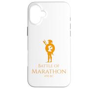 Custodia per iPhone 16 Plus Storia greca antica Guerre persiane - Battaglia di Maratona
