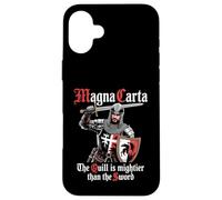 Custodia per iPhone 16 Plus Storia Medievale Magna Carta Parlamento E Diritti Civili