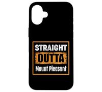 Custodia per iPhone 16 Plus Straight Outta Mount Piacevole Carolina del Sud USA Umorismo Retro