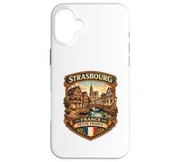 Custodia per iPhone 16 Plus Strasburgo Francia Souvenir Strasburgo regalo Strasburgo Viaggi