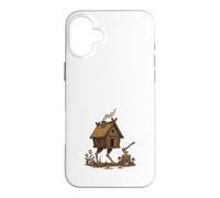 Custodia per iPhone 16 Plus Streghe Folklore Cabina Scura Design
