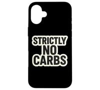 Custodia per iPhone 16 Plus Strictly No Carbs Keto Chetogenico Carnivoro Dieta Mangiatore di carne