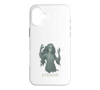 Custodia per iPhone 16 Plus Strigoi Femminile Notte Spiriti del Folklore Rumeno Gotico