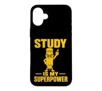 Custodia per iPhone 16 Plus Studious Pencil Learning Strength Student Design