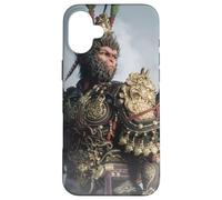 Custodia per iPhone 16 Plus Sun Wukong nato dalla pietra e dal fuoco