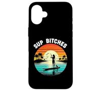 Custodia per iPhone 16 Plus SUP Bitches Paddleboard Paddle Board Boarding Ragazze Donne