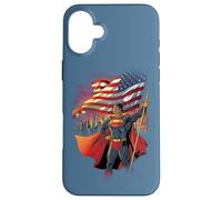 Custodia per iPhone 16 Plus Superman American Hero