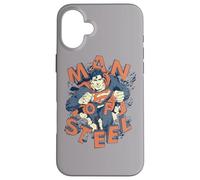 Custodia per iPhone 16 Plus Superman Coming Through