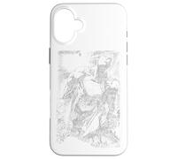 Custodia per iPhone 16 Plus Superman Exploding Space Sketch