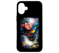 Custodia per iPhone 16 Plus Superman In the Sky Character