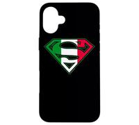 Custodia per iPhone 16 Plus Superman Italian Shield