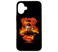 Custodia per iPhone 16 Plus Superman Man On Fire