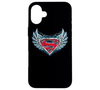 Custodia per iPhone 16 Plus Superman Steel Wings Logo