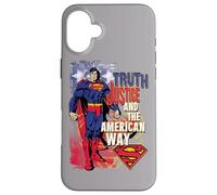 Custodia per iPhone 16 Plus Superman Truth Justice