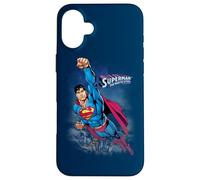 Custodia per iPhone 16 Plus Superman Twilight Flight
