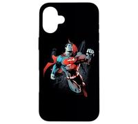 Custodia per iPhone 16 Plus Superman Up In The Sky