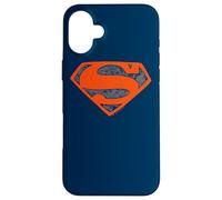 Custodia per iPhone 16 Plus Superman Vintage Red Shield Collage