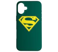 Custodia per iPhone 16 Plus Superman Yellow & Green Shield