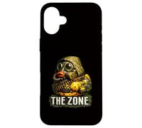 Custodia per iPhone 16 Plus Survival Duck Maschera antigas Graphic Post Apocalyptic Gaming