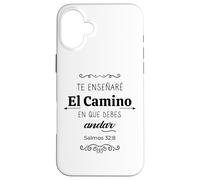 Custodia per iPhone 16 Plus Te haré entender, y te enseñaré el camino en que debes andar