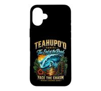 Custodia per iPhone 16 Plus Teahupo'o Tahiti Nui Polynesia Cavalca la leggenda Surf Addicted