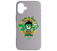 Custodia per iPhone 16 Plus Teen Titans Go! Crazy For Pizza