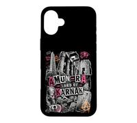 Custodia per iPhone 16 Plus Tempio Egizio Amun Ra Signore Di Karnak