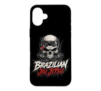 Custodia per iPhone 16 Plus Testa Di Scheletro Del Brazilian Jiu-jitsu - Grappling