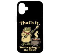 Custodia per iPhone 16 Plus That's it. You're going in the SOUP Rana medievale