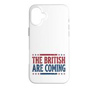 Custodia per iPhone 16 Plus The British Are Coming Patriotic Stars 4th of July