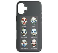 Custodia per iPhone 16 Plus The Dark Knight Goon Masks