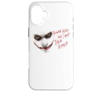 Custodia per iPhone 16 Plus The Dark Knight Joker Wanna Know