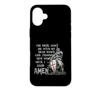 Custodia per iPhone 16 Plus The Devil Saw Me With My Head Down Thought He'D Won Knights