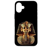 Custodia per iPhone 16 Plus The Egyptian Pharaoh King Tut Mask Tutankhamun Illustration