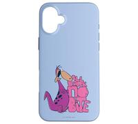 Custodia per iPhone 16 Plus The Flintstones Dino All Bark No Bite