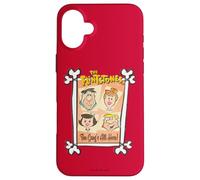 Custodia per iPhone 16 Plus The Flintstones Fred Wilma The Gang's All Here