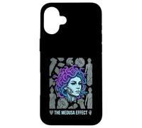 Custodia per iPhone 16 Plus The Medusa Effect Greco Mitologia Gorgone Statua Pietra Serpente