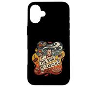 Custodia per iPhone 16 Plus The Rub Is Classified Funny BBQ Grilling Pitmaster Smoking