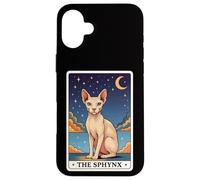 Custodia per iPhone 16 Plus The Sphynx;Carta Dei Tarocchi