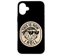 Custodia per iPhone 16 Plus This Is How I Roll Funny Boardgame Dadi Cool Giochi da tavolo