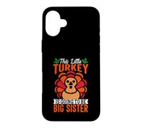Custodia per iPhone 16 Plus This Little Turkey S sta per diventare una sorella maggiore