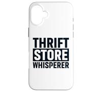 Custodia per iPhone 16 Plus Thrift Store Whisperer Thift Shop Second-Hand-Shop Thrift