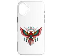 Custodia per iPhone 16 Plus Thunderbird Nativi Americani Arte Tribale Bambini Nativi per Bambini