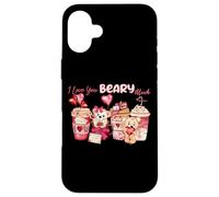 Custodia per iPhone 16 Plus Ti amo Beary Much Cute Bear Romance