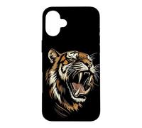 Custodia per iPhone 16 Plus Tigre dai Denti a Sciabola Smilodon Grande felino Tigre