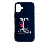 Custodia per iPhone 16 Plus Time To Wine Down - Sorseggiare, rilassare, ripetere! Bere sarcastico