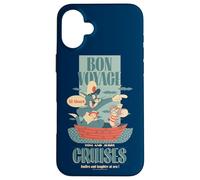 Custodia per iPhone 16 Plus Tom and Jerry Bon Voyage Cruises