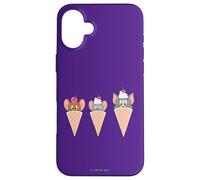 Custodia per iPhone 16 Plus Tom and Jerry Cherry on Top